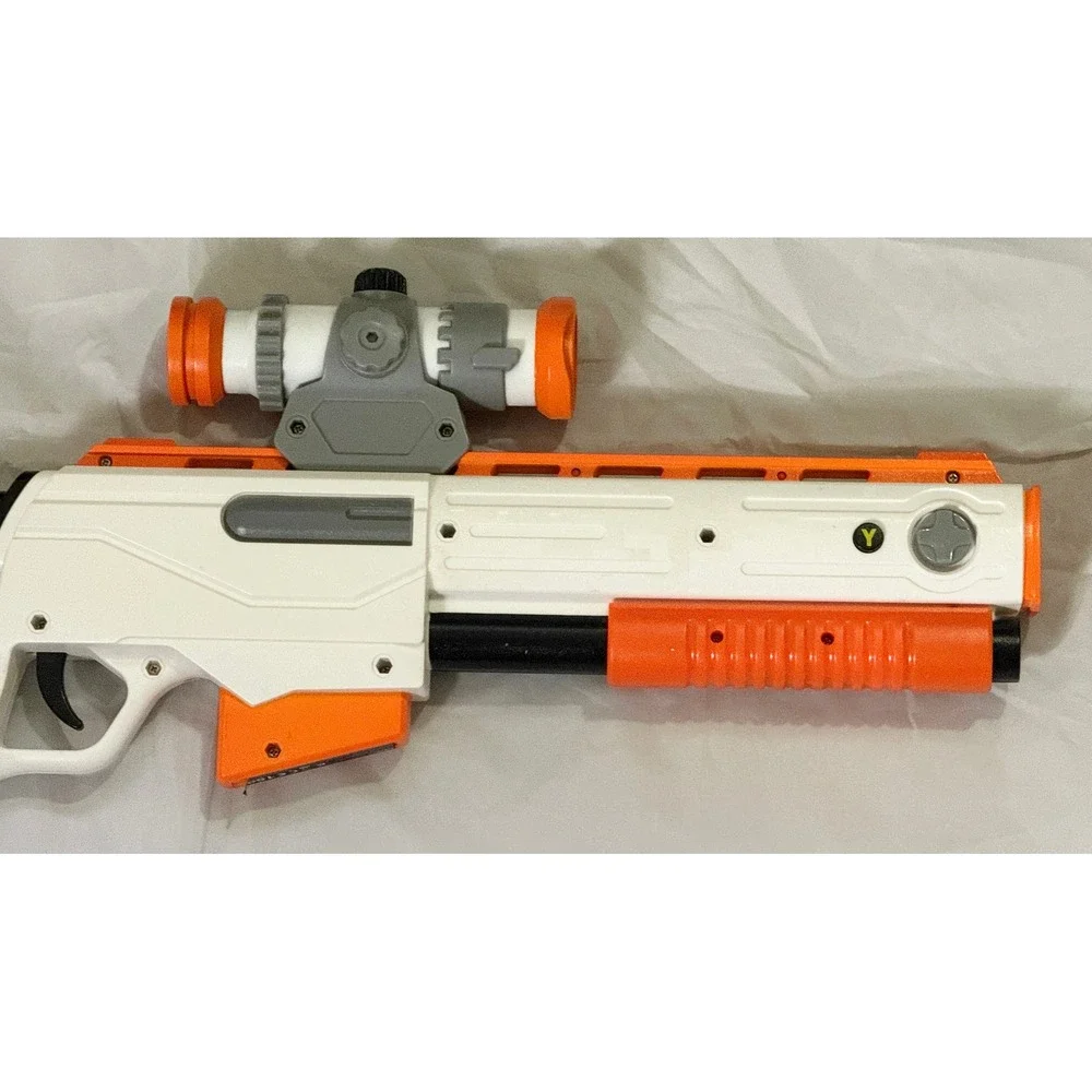 Cabela's Top Shot Elite Wireless Controller Xbox 360 White Orange Rifle‎ Scope
